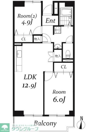 リバーサイドMAKIBAの物件間取画像
